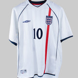 England 2001-02 Owen Home Kit (L)