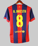 Barcelona 2014-15 Iniesta Home Kit (S)