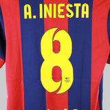 Barcelona 2014-15 Iniesta Home Kit (S)