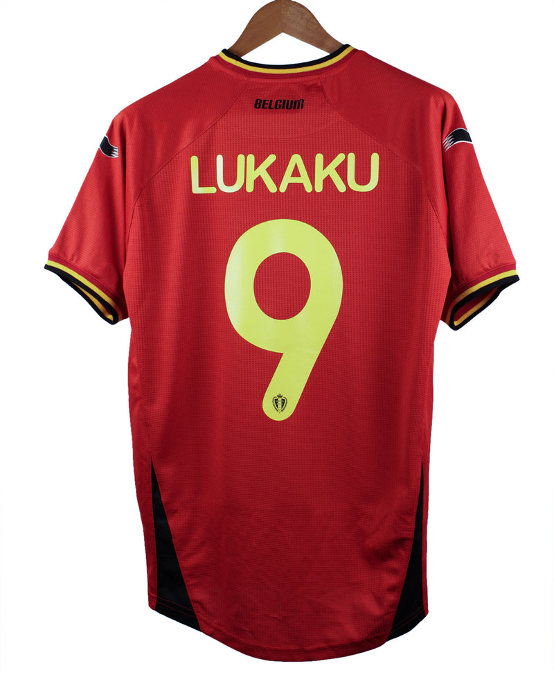 Belgium 2014 Lukaku Home Kit (L)