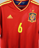 Spain 2012-13 Iniesta Home Kit (L)
