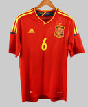 Spain 2012-13 Iniesta Home Kit (L)