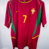 Portugal 2002 Figo Home Kit (L)