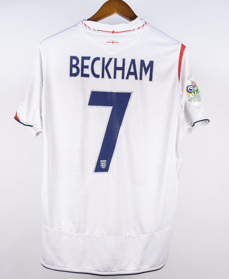 England 2006 Beckham Home Kit (L)