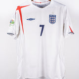 England 2006 Beckham Home Kit (L)