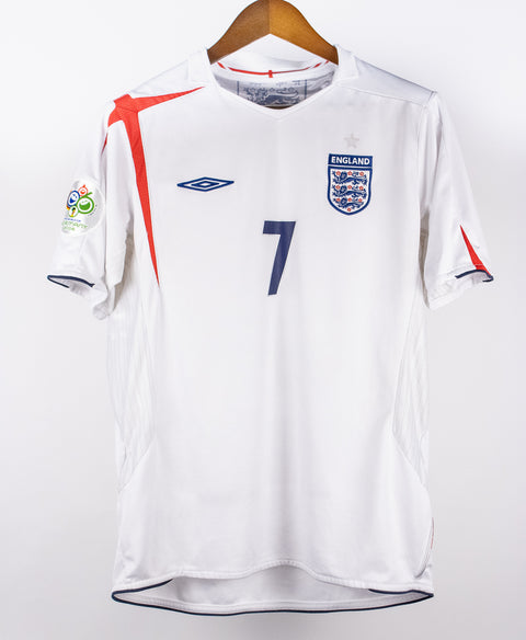 England 2006 Beckham Home Kit (L)