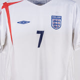 England 2006 Beckham Home Kit (L)