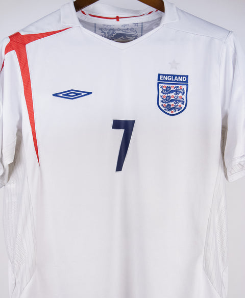 England 2006 Beckham Home Kit (L)