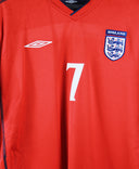 England 2002 Beckham Away Kit (XL)