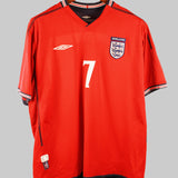 England 2002 Beckham Away Kit (XL)