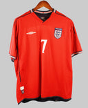 England 2002 Beckham Away Kit (XL)