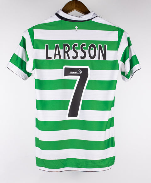 Celtic 2001-02 Larsson Home Kit (YXL)