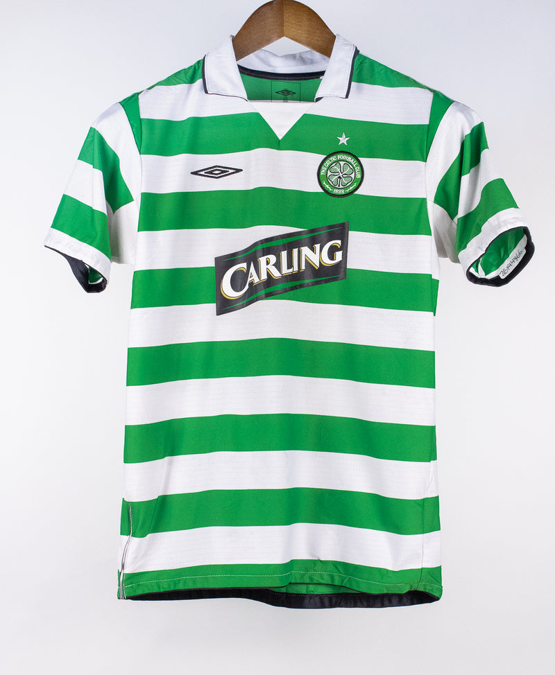 Celtic 2001-02 Larsson Home Kit (YXL)