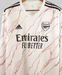 Arsenal 2020-21 Aubameyang Long Sleeve Away Kit (XL)