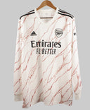 Arsenal 2020-21 Aubameyang Long Sleeve Away Kit (XL)
