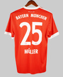 Bayern Munich 2017-18 Muller Home Kit (M)