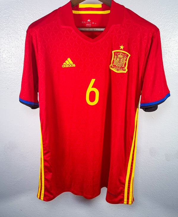 Spain 2016 Iniesta Home Kit NWT (XL)