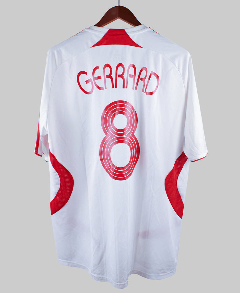 Liverpool 2007-08 Gerrard Away Kit (XL)
