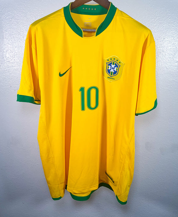 Brazil 2006 Ronaldinho Home Kit (2XL)
