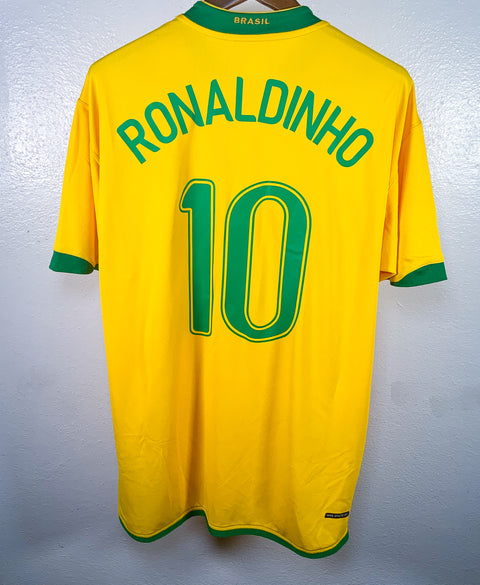 Brazil 2006 Ronaldinho Home Kit (2XL)