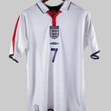 England 2003-04 Beckham Home Kit (L)