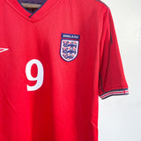 England 2002 Fowler Reversible Away Kit (L)