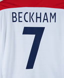 England 2004-05 Beckham Long Sleeve Home Kit (L)