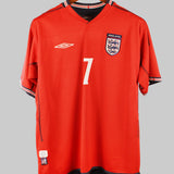 England 2002-03 Beckham Away Kit (L)