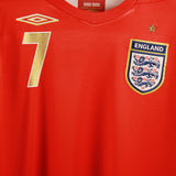 England 2006-07 Beckham Away Kit (L)