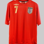 England 2006-07 Beckham Away Kit (L)