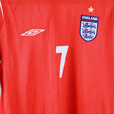 England 2004-05 Beckham Away Kit (M)