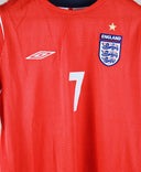 England 2004-05 Beckham Away Kit (M)