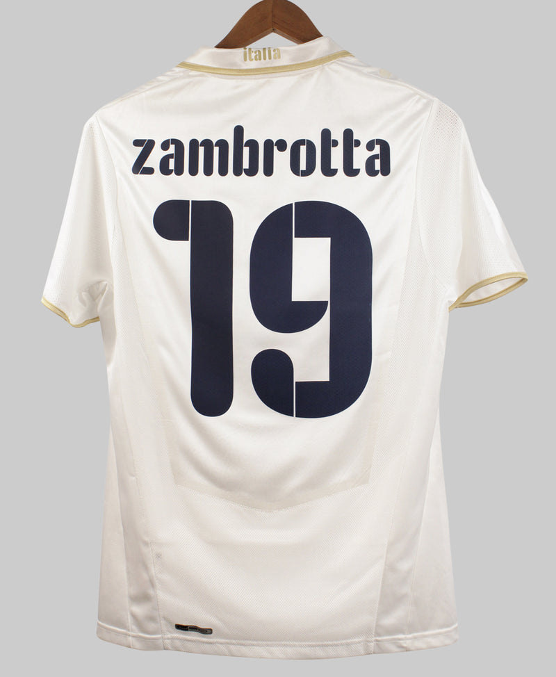 Italy 2008 Zambrotta Away Kit (S)