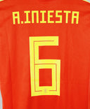 Spain 2018-19 Iniesta Home Kit (L)
