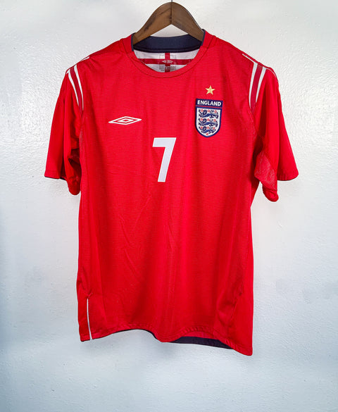 England 2004 Beckham Away Kit (L)