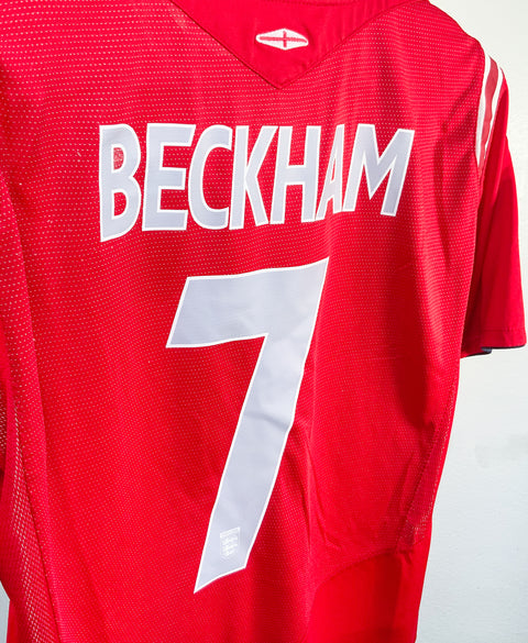 England 2004 Beckham Away Kit (L)