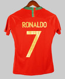 Portugal 2018-19 Ronaldo Women Home Kit (WM)