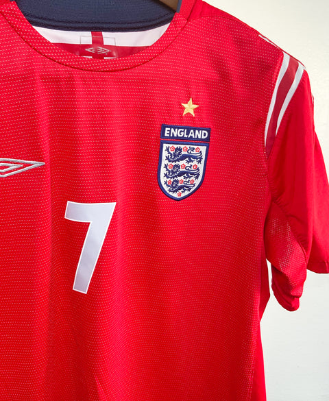 England 2004 Beckham Away Kit (L)