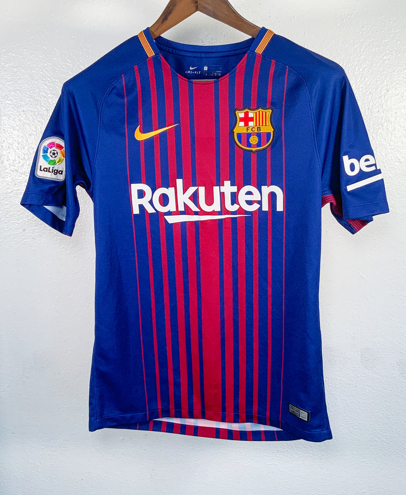 Barcelona 2017-18 Iniesta Special Home Kit (S) – Saturdays Football