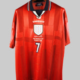 England 1998-99 Beckham Away Kit (XL)