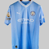 Manchester City 2023-24 Akanji Home Kit (L)