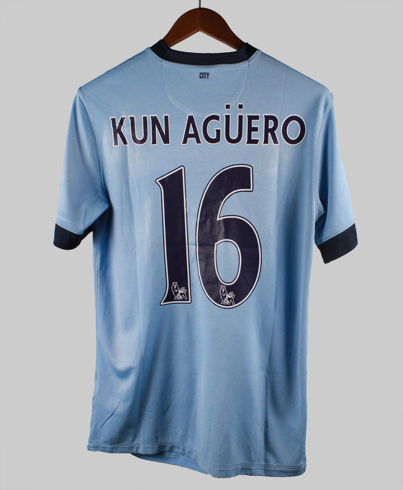 Manchester City 2014-15 Kun Aguero Home Kit (M)