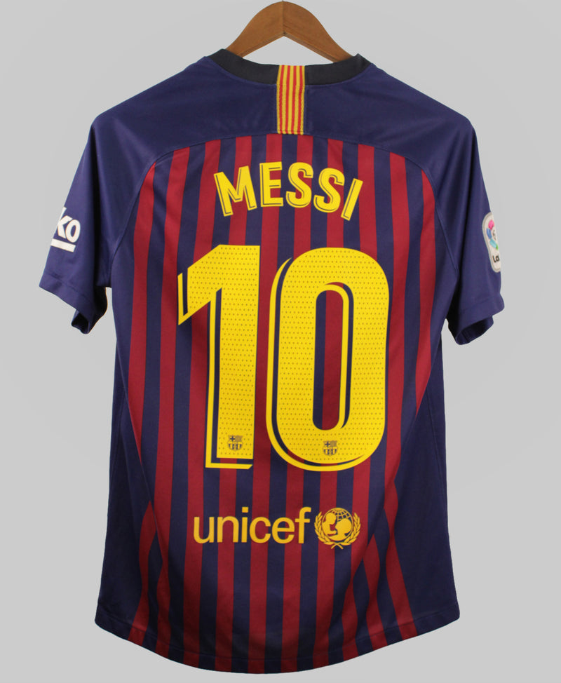 Barcelona 2018-19 Messi Home Kit (M)