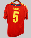 Spain 2012 Puyol Home Kit W/ Tags (L)