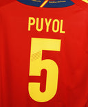 Spain 2012 Puyol Home Kit W/ Tags (L)