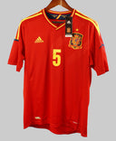 Spain 2012 Puyol Home Kit W/ Tags (L)