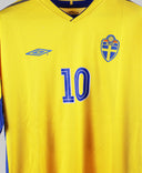 Sweden 2003-04 Ibrahimovic Home Kit (L)