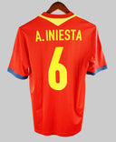 Spain 2013-14 Iniesta Home Kit (S)