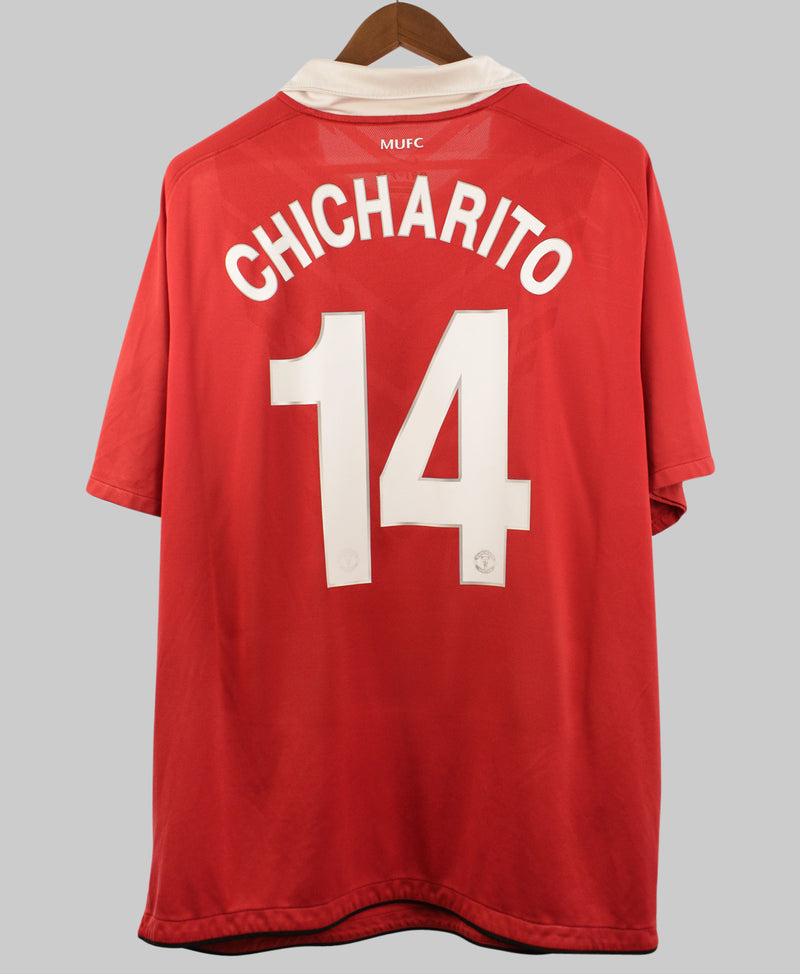 Manchester United 2010-11 Chicharito Home Kit (2XL)
