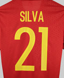 Spain 2016 David Silva Home Kit (S)